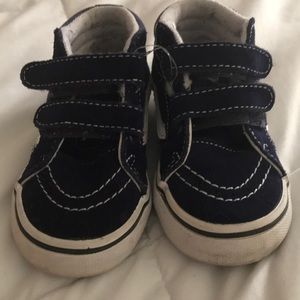 Blue Toddler Hi Top Vans/ Unisex/ Vans Sneakers